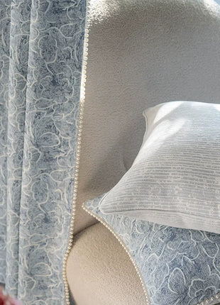 Luxury Blue Curtain Patterns