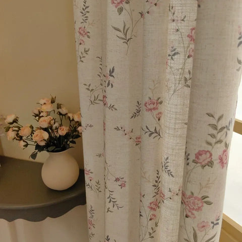 Vintage Grape Pattern Curtain