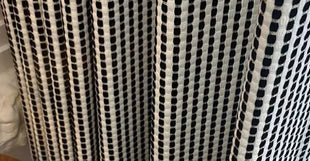 Black and White Curtain Design