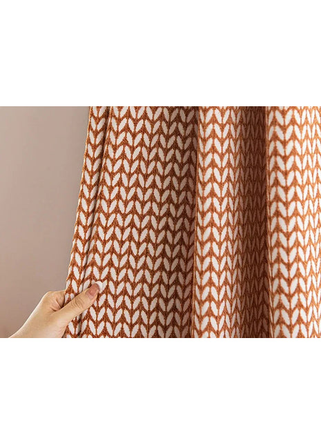 Modern Curtain Green Patterns
