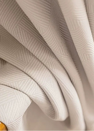 Modern Linen Beige Curtain