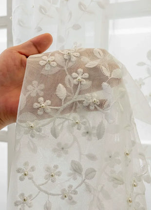 White Lace Sheer Trend Home