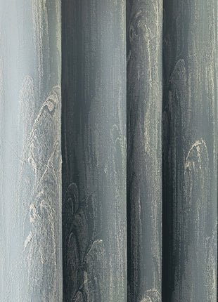 Blackout curtain velvet effect marble pattern