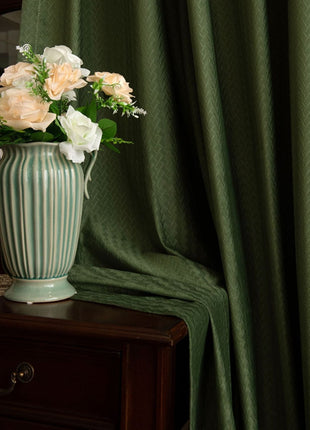 Fir Green Curtain Living Room