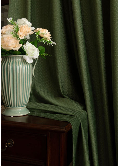 Fir Green Curtain Living Room