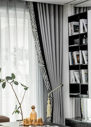 Zebra Modern Curtain