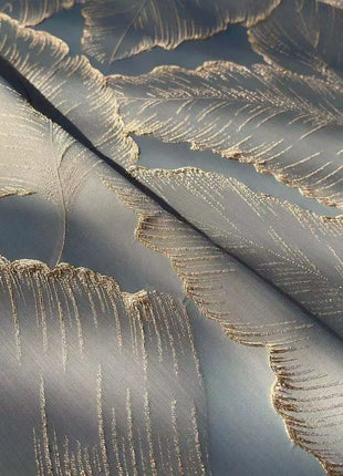 Nordic Silver Blue Curtain