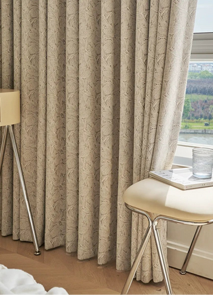 White Embroidered Curtain