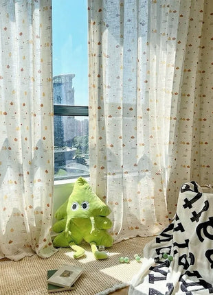 Children's curtain Fruit patterns