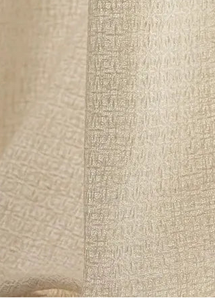 Modern ecru pattern chenille curtain