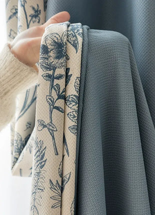 134 FLORAISON Curtains, Blackout Curtains, Grainy Cotton Texture €65.00