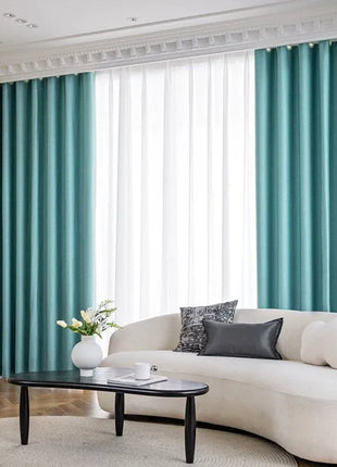 Turquoise Blue Curtain