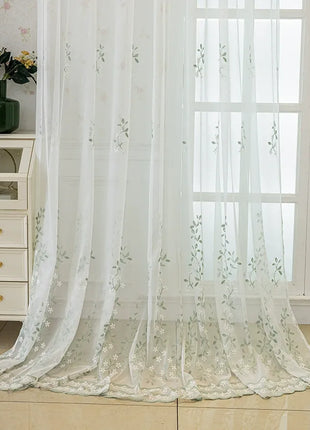 White Lace Sheer Trend Home