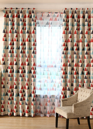 Geometric Pattern Curtain