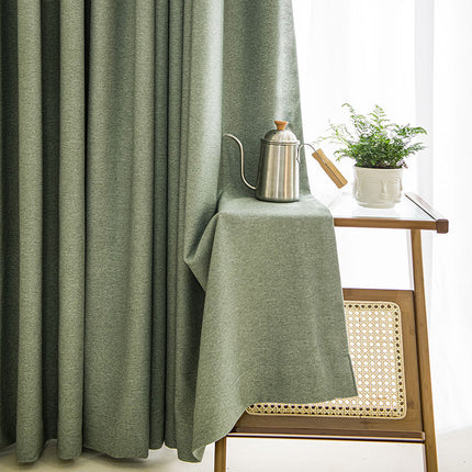 Sage Green Linen Curtain