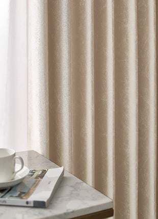 Rideau Beige Doré Elegant