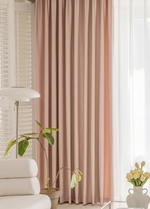 Rideau Occultant Rose Poudré