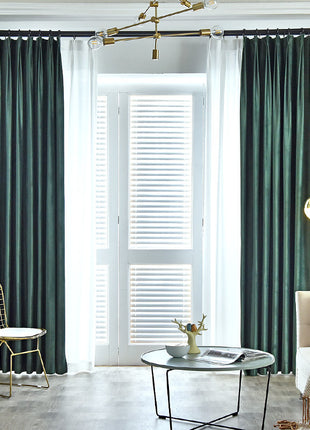 Rideau Occultant Vert Sapin