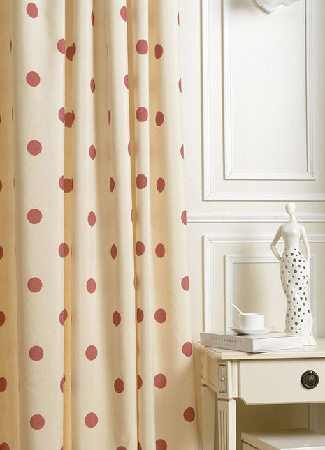 Rideau avec motifs rond