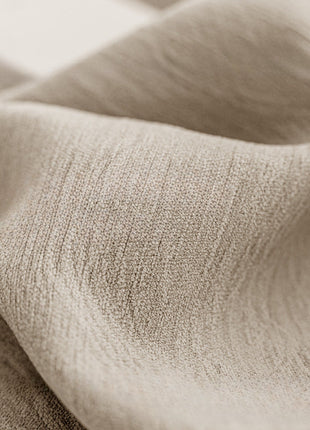 Beige pompom chenille