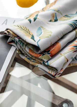 Double Rideaux Fleuris