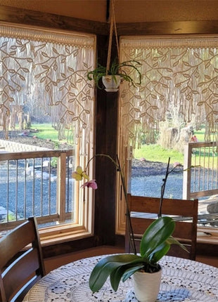 Petit Rideau Macramé </br> (L100cm x H100cm)