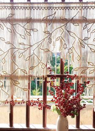 Petit Rideau Macramé </br> (L100cm x H100cm)