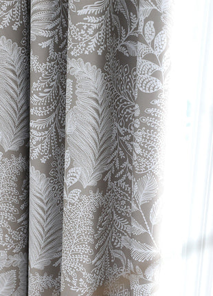 Rideau Beige Clair a Motifs