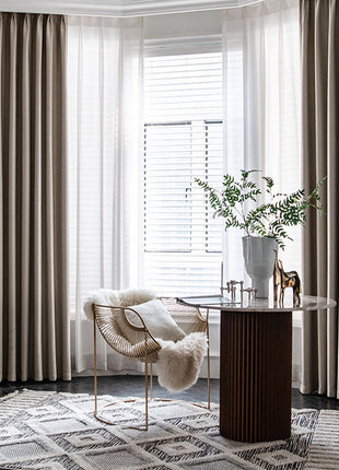 Rideau Blanc Moderne