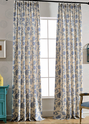 Rideau Blanc et Bleu Cuisine