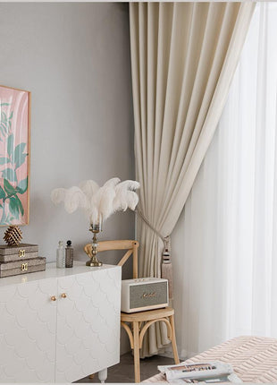 Rideau Chambre Beige