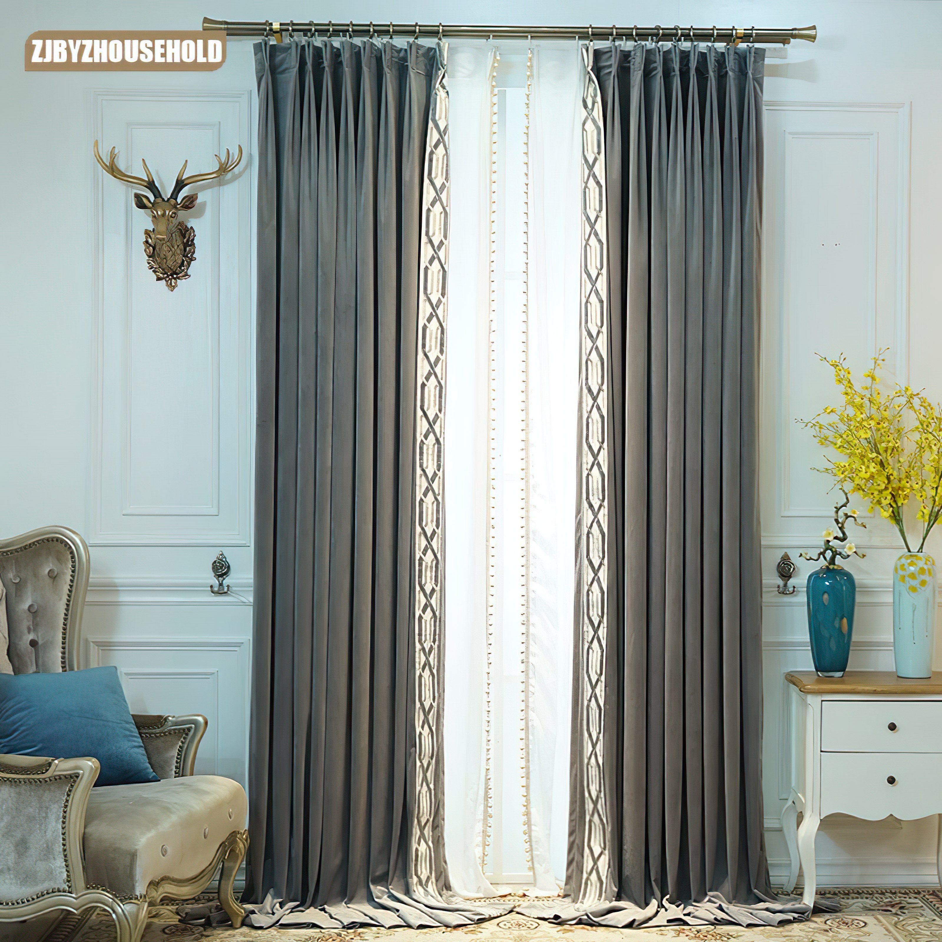 Scandinavian Deco Curtain – Rideaux Deco