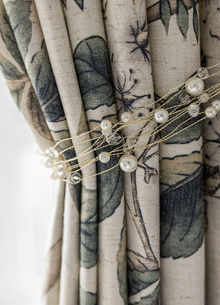 Rideau Elegant a Feuilles