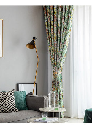 Rideau Feuilles Tropicales