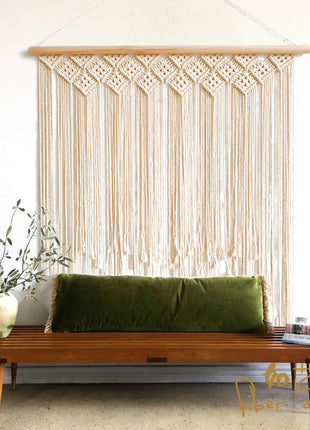 Rideau Fil Macramé </br> (L115cm x H100cm)