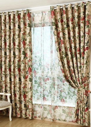 Rideau Fleuri Coloré