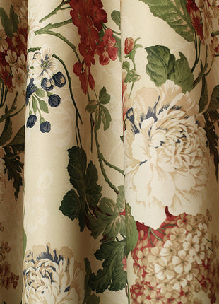 Rideau Fleuri Coloré