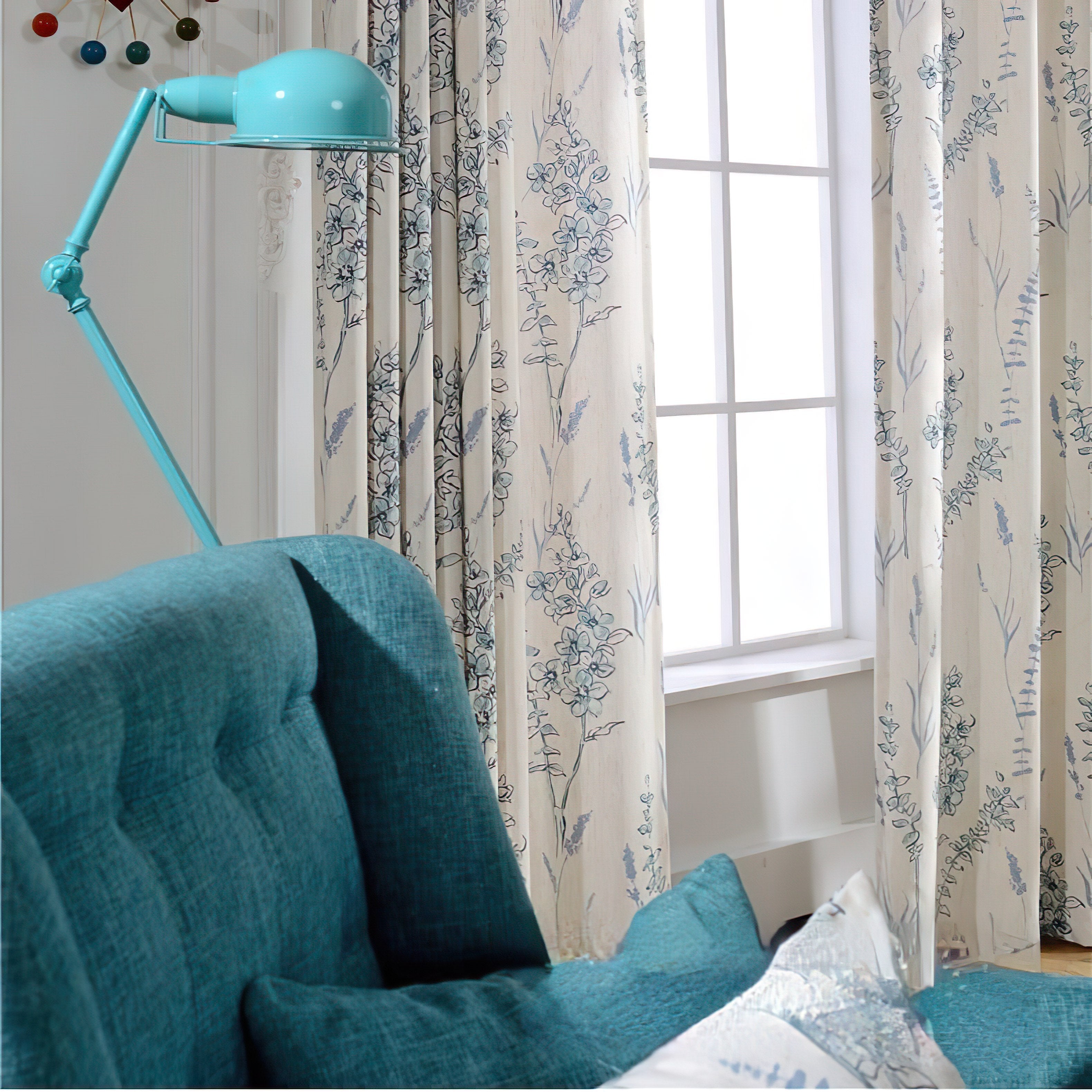 Floral Curtain – Rideaux Deco