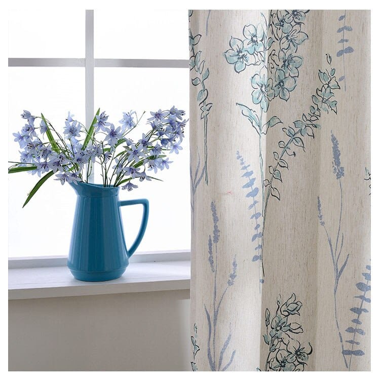 Floral Curtain – Rideaux Deco