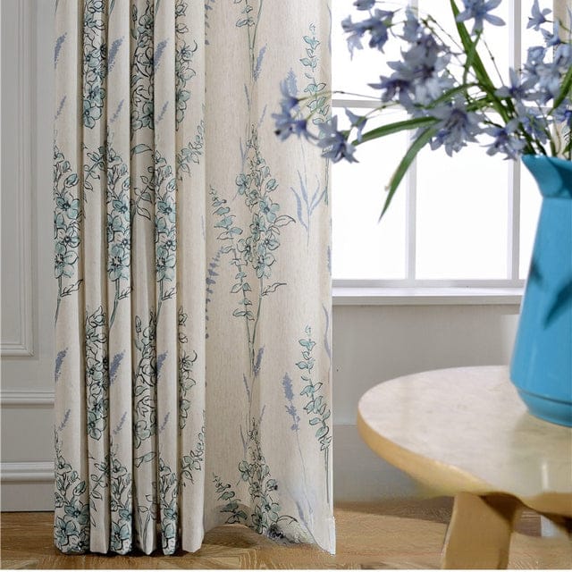Floral Curtain – Rideaux Deco