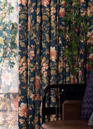 Rideau Fleurs Vintage