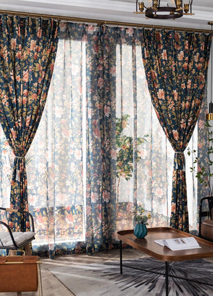 Rideau Fleurs Vintage
