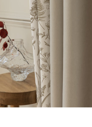 Rideau Gris Elegant Salon