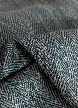 Rideau Gris et Bleu Canard