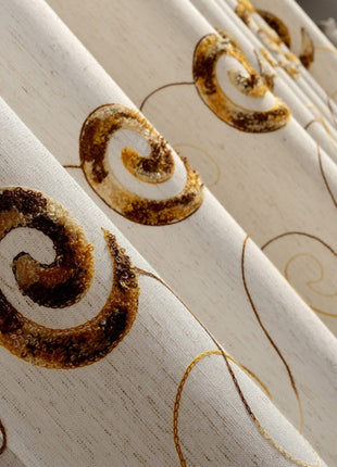 Rideau Industriel Doré