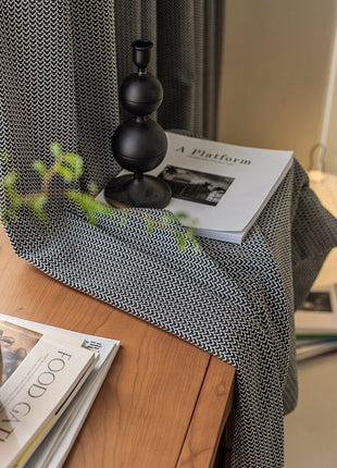 Rideau Jacquard style Japonais