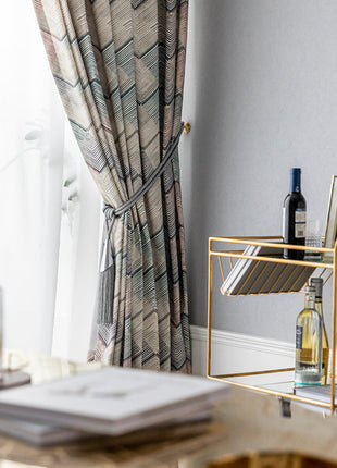 Rideau Moderne Geometrique