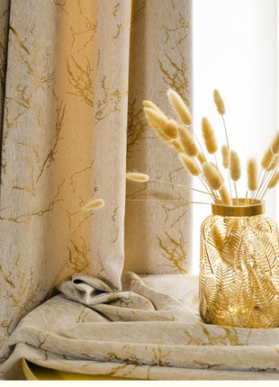 Rideau Motif Doré