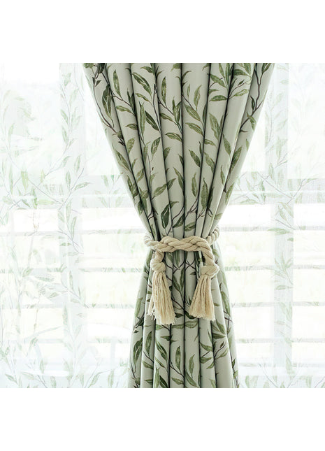 Rideau Motif Feuille