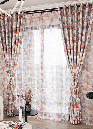 Rideau Motif Geometrique